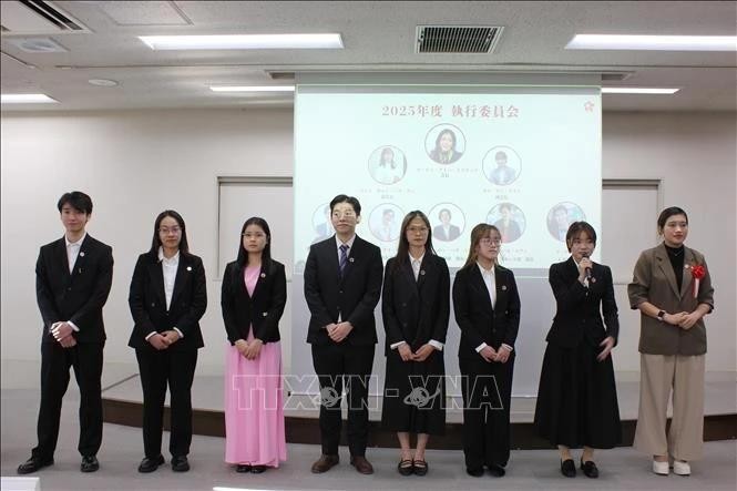 El Congreso Nacional de la Asociación de Jóvenes y Estudiantes Vietnamitas en Japón (VYSA) 2025 se lleva a cabo en Tokio. (Foto: VNA)