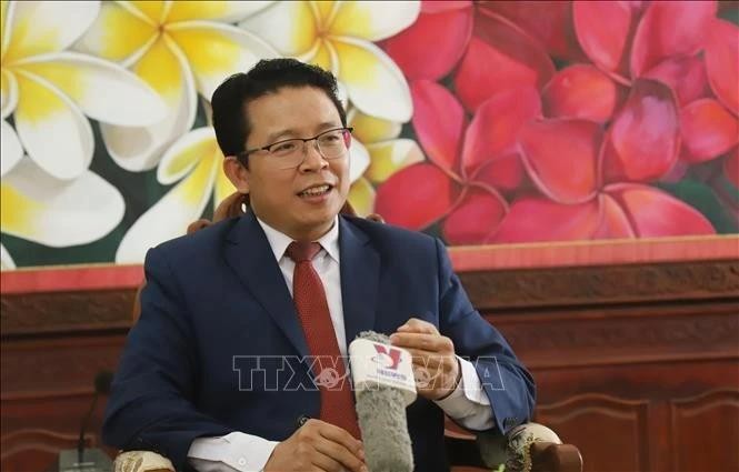 El subdirector de la Academia Nacional de Política y Administración Pública de Laos (NAPPA), Daosavanh Kheuamixay. (Foto: VNA)