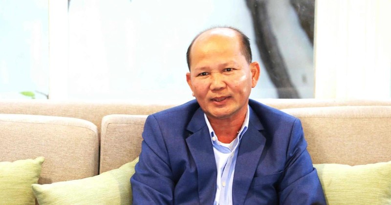 Uch Leang, presidente de la Asociación de Ex alumnos de Camboya de Vietnam y director interino del Departamento de Estudios de Asia, África y Medio Oriente del Instituto de Relaciones Internacionales de la Real Academia de Camboya. (Foto: VNA)