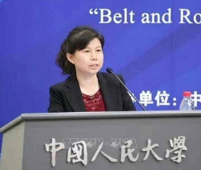 Profesora Liu Ying, del Instituto de Estudios Financieros de Chongyang de la Universidad Renmin de China. (Foto: VNA)