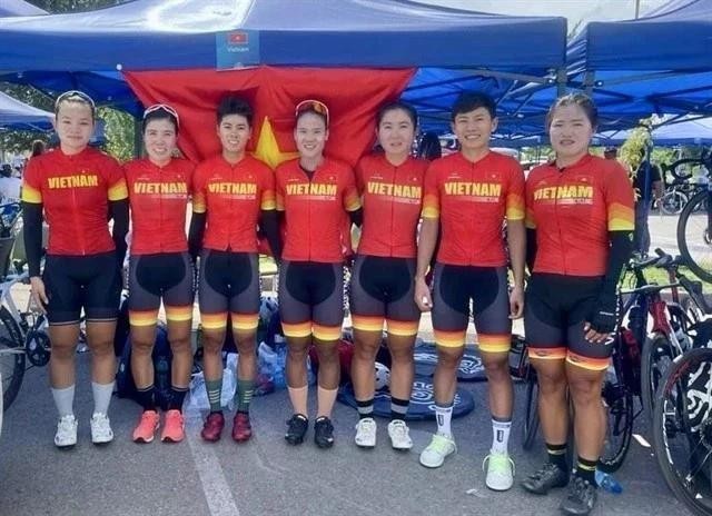 Ciclistas vietnamitas. (Foto: VCF)