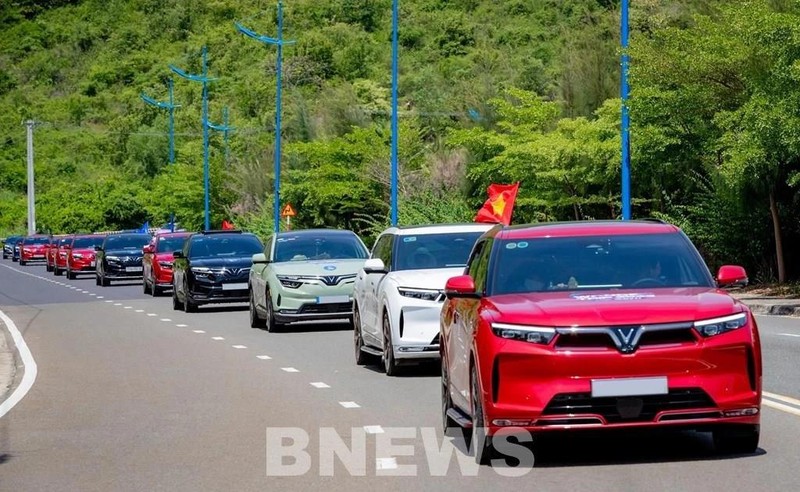 VinFast, el principal fabricante de vehículos eléctricos de Vietnam, entrega más de 12 mil 500 unidades a nivel nacional en febrero. (Foto: VNA)