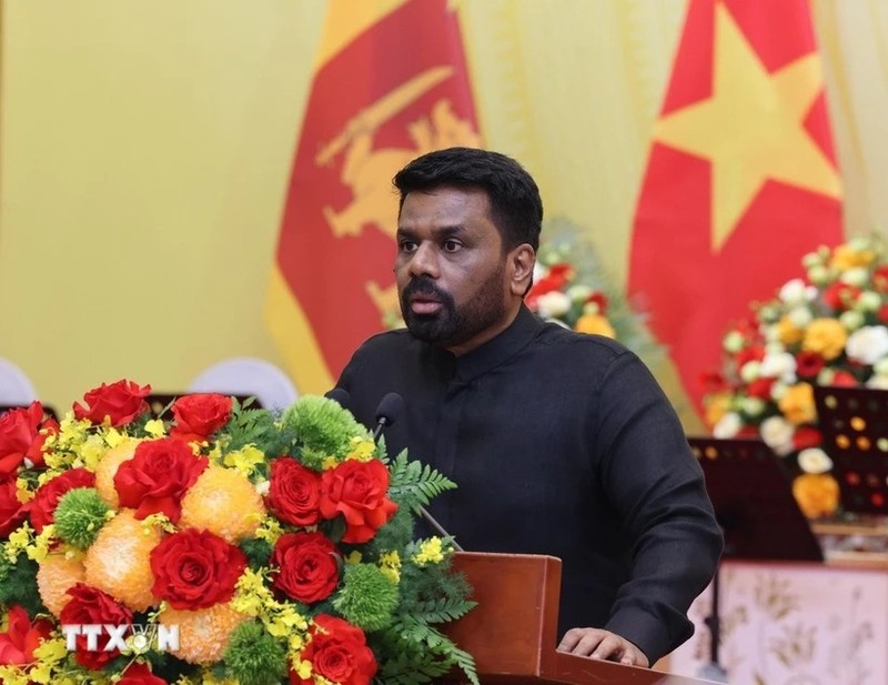 El presidente de Sri Lanka, Anura Kumara Dissanayaka. (Foto: VNA)