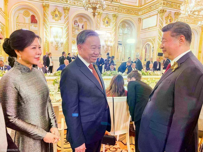 El secretario general del PCV, To Lam, sostiene encuentro con el secretario general del Partido Comunista de China y presidente del país, Xi Jinping. (Foto: baoquocte.vn)