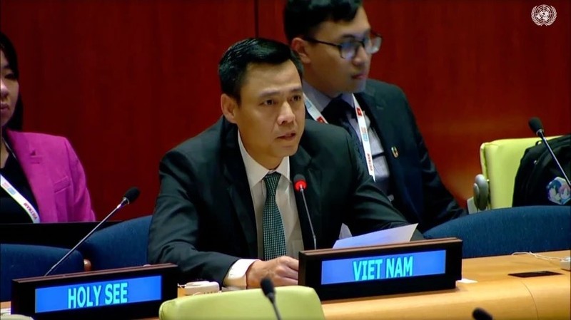 El embajador Dang Hoang Giang, representante permanente de Vietnam ante la ONU. (Foto: VNA)