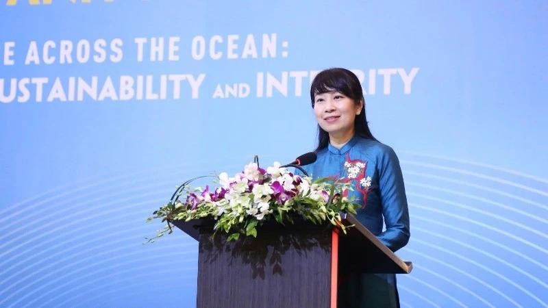Nguyen Thi Lan Anh, candidata de Vietnam para el cargo de jueza del ITLOS. (Foto: VNA)