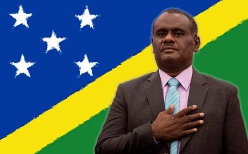 El primer ministro de las Islas Salomón, Jeremiah Manele. (Foto: RNZ/VOV)