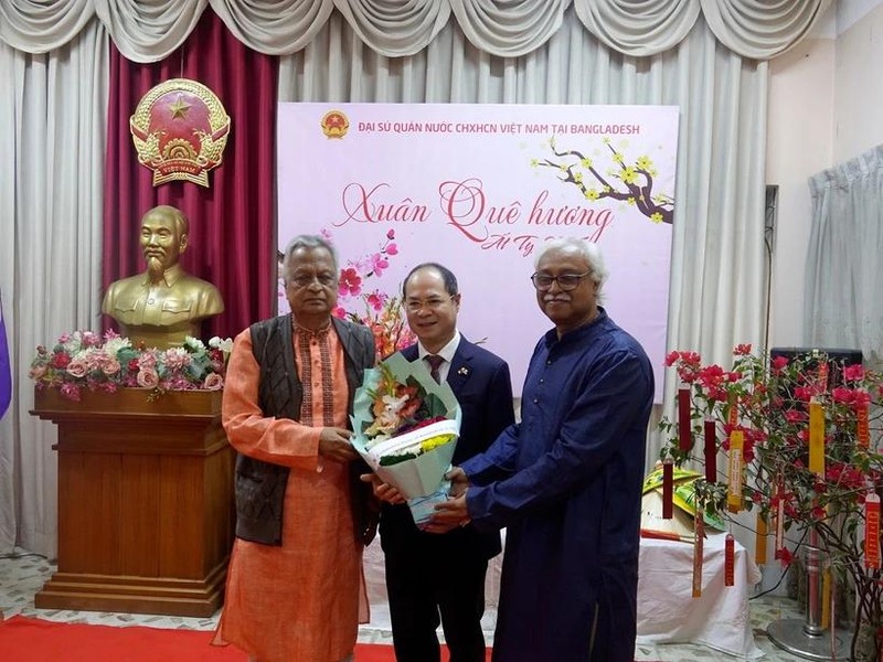 Md. Shah Alam, presidente del Partido Comunista de Bangladesh, en el evento. (Fuente: VNA)