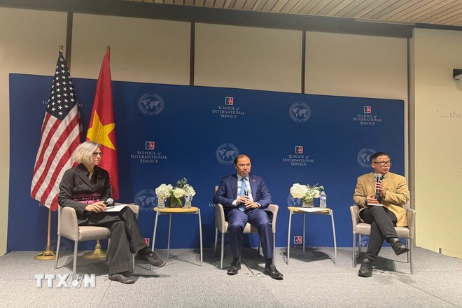 El embajador de Vietnam en Estados Unidos, Nguyen Quoc Dung, en el evento. (Fuente: VNA)