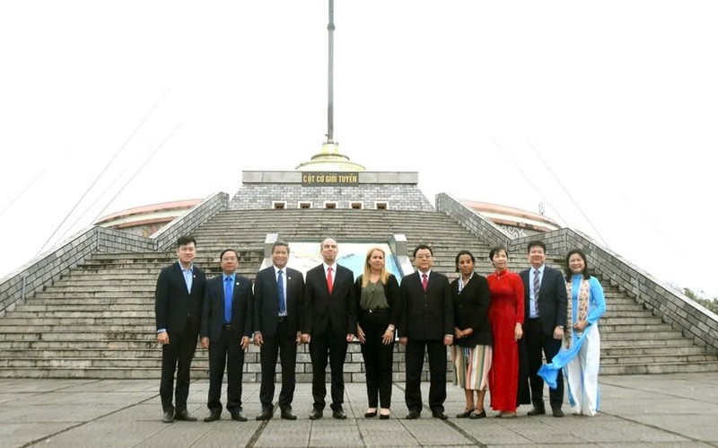 Delegación cubana realiza viaje a la provincia de Quang Tri. (Fuente: VNA)