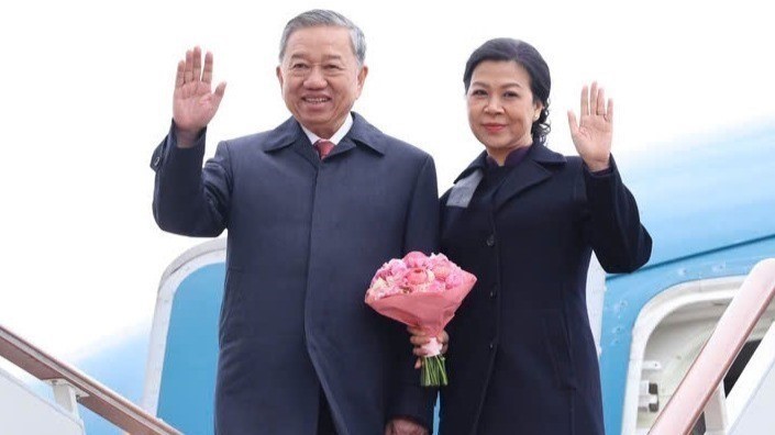 [Foto] Máximo líder partidista de Vietnam concluye visita a Rusia y parte hacia Bielorrusia