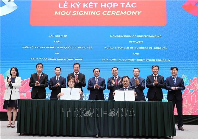 La Cancillería de Vietnam, en coordinación con la Embajada surcoreana, organiza la conferencia "Encuentro de Corea del Sur" (Fuente: VNA)