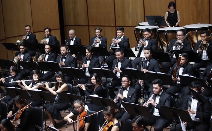 Artistas de la Orquesta Sinfónica, Ballet y Opera de la Ciudad Ho Chi Minh. (Fuente: HBSO)