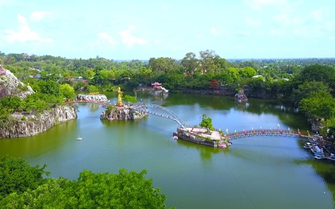 El lago Ong Thoai. (Fotografía: nhandan.com.vn)