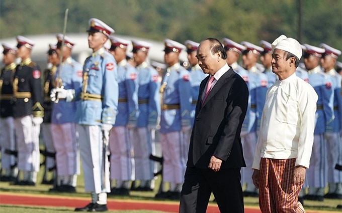 En la ceremonia de bienvenida. (Fotografía: VGP)