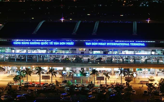 El aeropuerto internacional de Tan Son Nhat en Ciudad Ho Chi Minh.