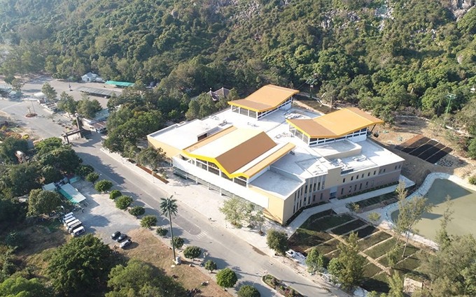 Estación de Ba Den, del sistema de teleférico homónimo. 