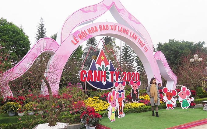 Inauguran Festival de flores de durazno en la provincia de Lang Son
