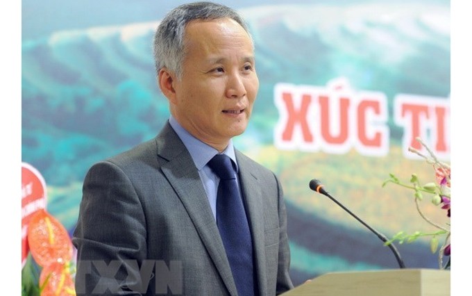 Viceministro de Industria y Comercio de Vietnam, Tran Quoc Khanh. (Fotografía: VNA)
