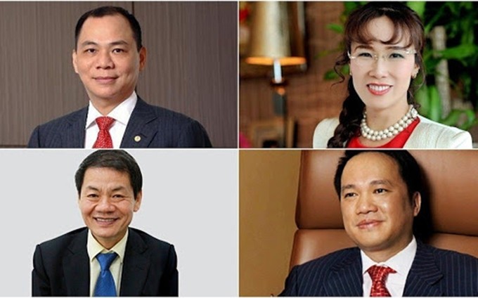 Cuatro empresarios vietnamitas aparecen en la lista de multimillonarios de Forbes