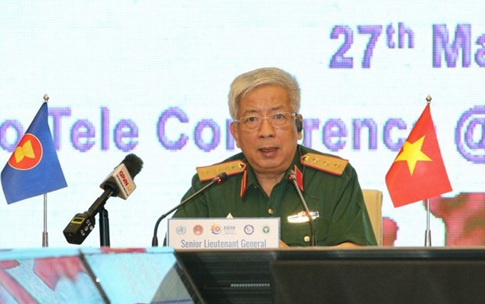 El viceministro de Defensa de Vietnam, Nguyen Chi Vinh. (Fotografía: VNA)