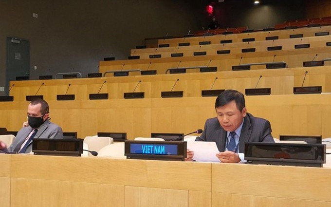 El embajador Dang Dinh Quy, representante permanente de Vietnam ante las Naciones Unidas. (Fotografía: VNA)