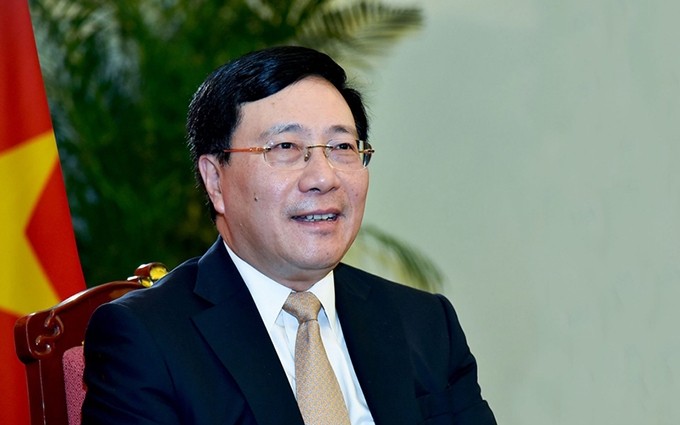 El miembro del Buró Político, vicepremier y canciller de Vietnam, Pham Binh Minh (Fotografía: El Ministerio de Relaciones Exteriores de Vietnam). 