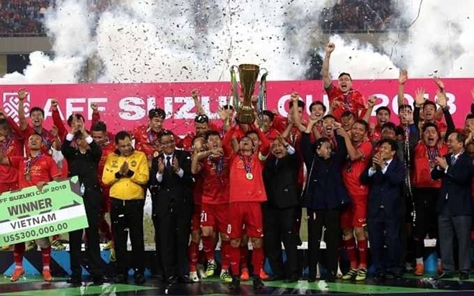 La selección de fúbol de Vietnam gana el Campeonato del Sudeste Asiático (Fuente: Nhan Dan)