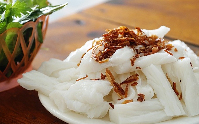 Banh muot” con mollejas de Dien Chau. (Fotografía: vnexpress.net)