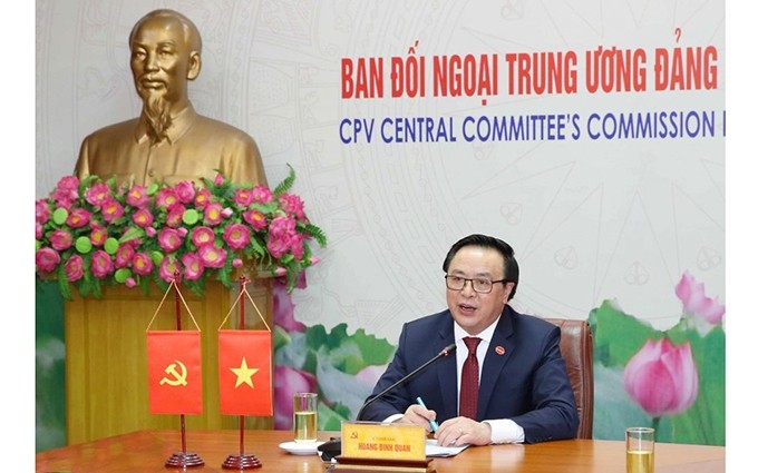 El jefe de la Comisión de Relaciones Exteriores del Comité Central del Partido Comunista de Vietnam, Hoang Binh Quan. (Fotografía: VNA)
