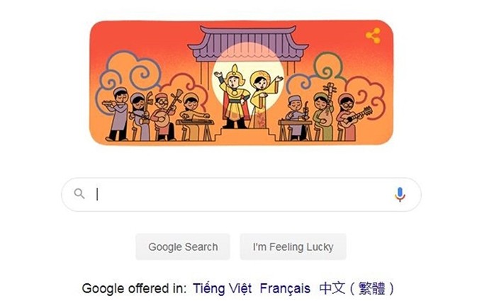 Google honra el arte teatral tradicional de Vietnam.