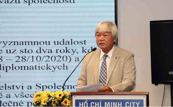 Nguyen Muoi, presidente de la Asociación de Amistad Vietnam-República Checa en Ciudad Ho Chi Minh. (Fotografía: VNA)