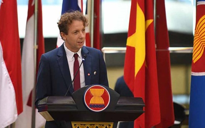 Igor Driesmans, embajador de la UE ante la Asean. (Fotografía: Secretaría de la Asean) 