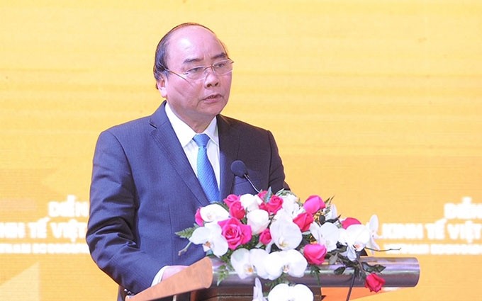 Primer ministro de Vietnam, Nguyen Xuan Phuc en el evento.