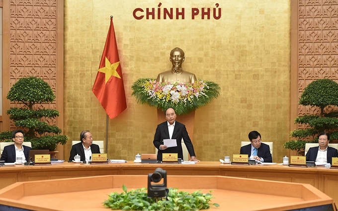 El primer ministro de Vietnam, Nguyen Xuan Phuc en el evento. (Fotografía: VNA)
