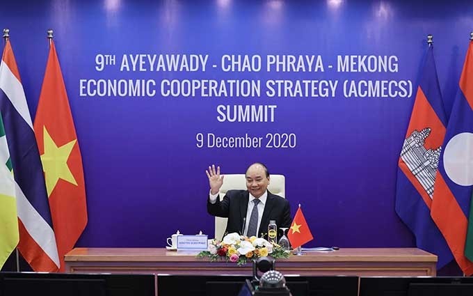 El primer ministro de Vietnam, Nguyen Xuan Phuc en el evento.