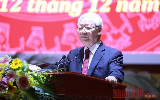 El secretario general del Partido Comunista y presidente de Vietnam, Nguyen Phu Trong. (Fotografía: nhandan.com.vn)