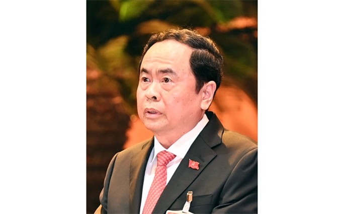 El secretario del Comité Central del PCV y presidente del FPV, Tran Thanh Man.