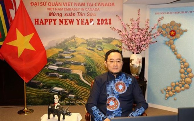 El embajador vietnamita en Canadá, Pham Cao Phong. (Fotografía: VNA)