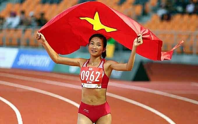 Nguyen Thi Oanh, la velocista destacada de Vietnam.