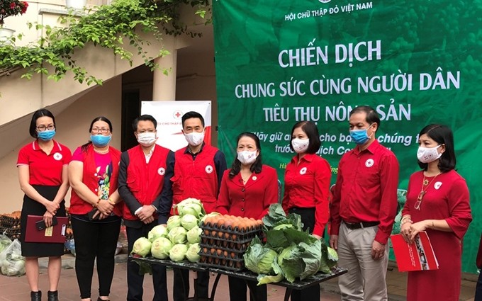 El Comité Central de la Cruz Roja de Vietnam lanza la campaña.