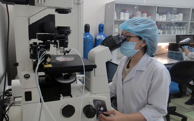 Investigación científica en la Universidad Nacional de Ciudad Ho Chi Minh.