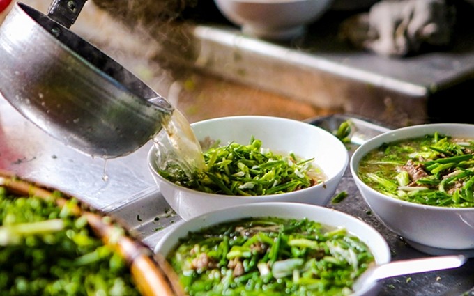 'Pho', una sopa de fideos vietnamita. (Fotografía: VOV)
