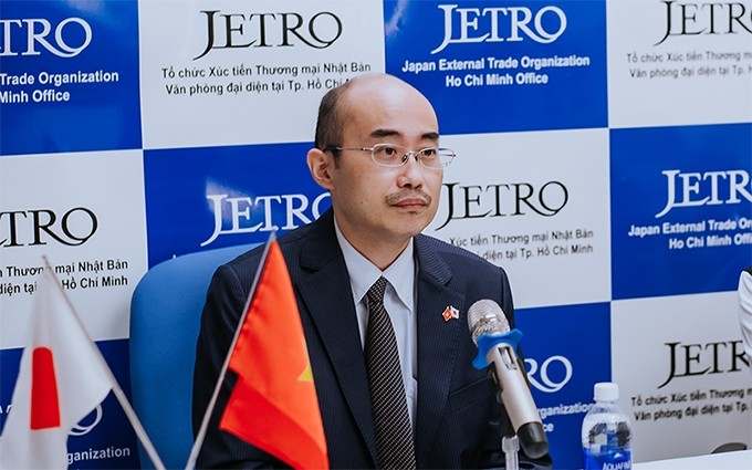 Hirai Shinji, representante permanente de la Organización de Comercio Exterior de Japón (Jetro) en Ciudad Ho Chi Minh. (Fotografía: congthuong.vn)