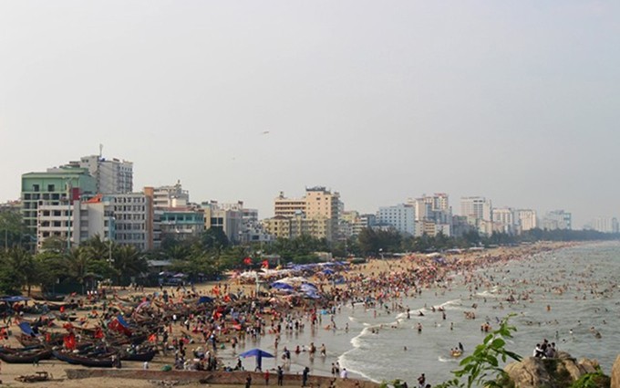 La playa de Sam Son.