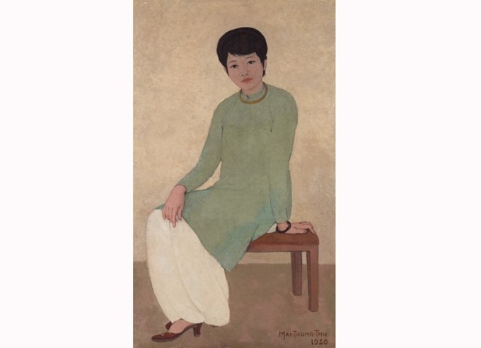 La pintura ‘Chan dung madam Phuong’.