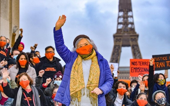 La VAVA apoya a Tran To Nga en su lucha por justicia.