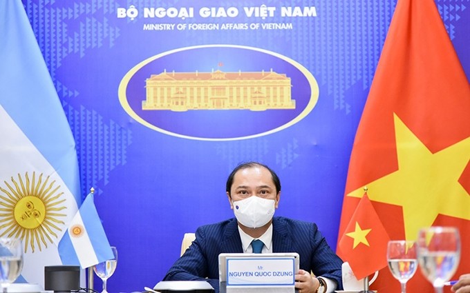 La VIII Consulta política Vietnam-Argentina. (Fotografía: VNA)