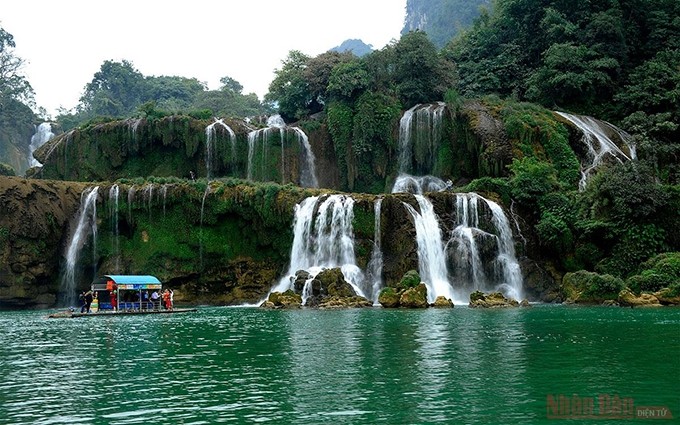 Las cataratas de Ban Gioc. (Fotografía: nhandan.com.vn)