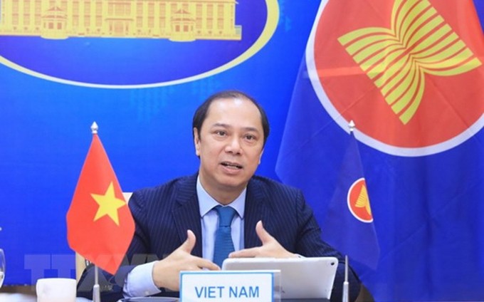  El vicecanciller vietnamita Nguyen Quoc Dung. (Fotografía: VNA) 